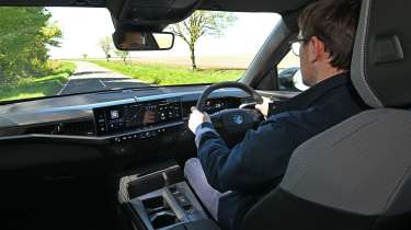 Tom Jervis driving the Vauxhall Grandland Electric GS